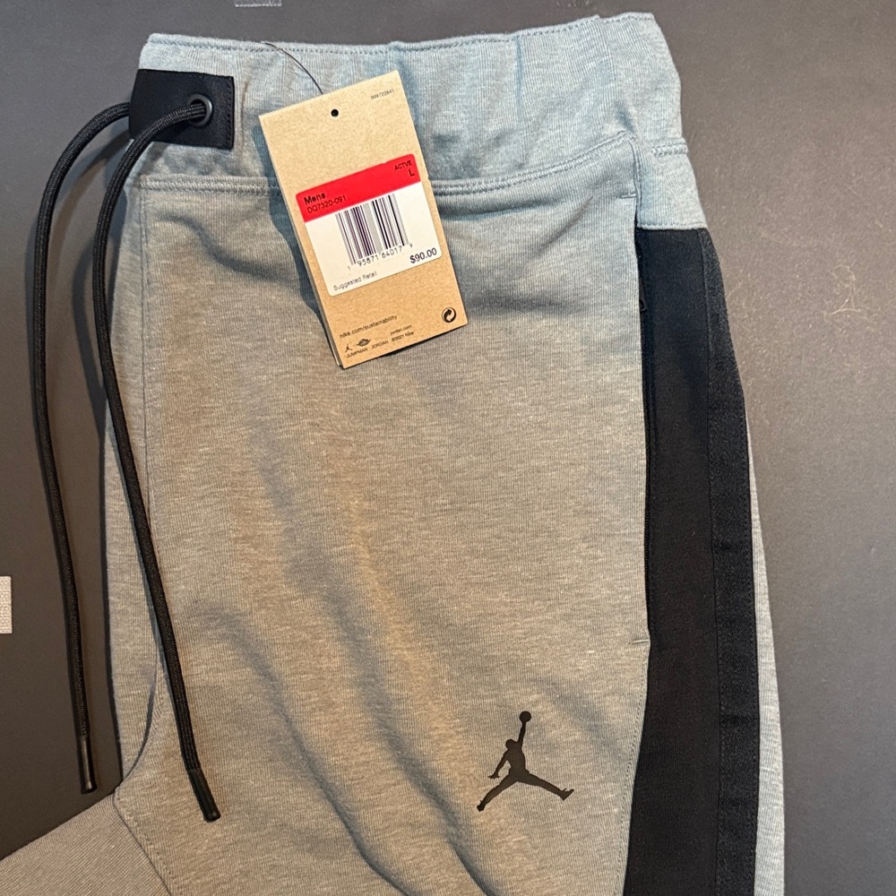 Jordan Brand Slim Fit Gray and Black Joggers